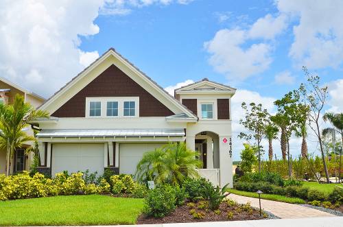 Naples Reserve Coastal Contemporary Model Home