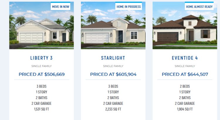 Skysail Naples Florida New Home Inventory