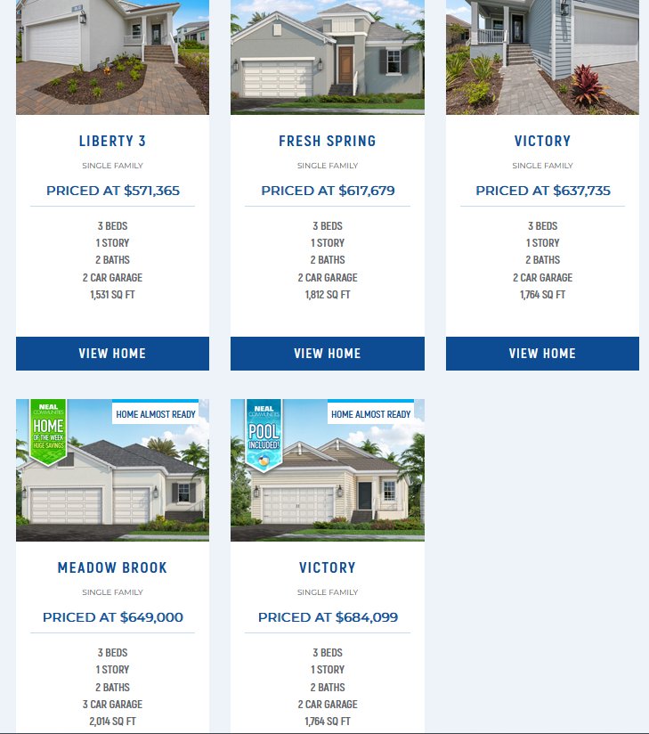 Inventory Homes at Tide Marsh in Fort Myers