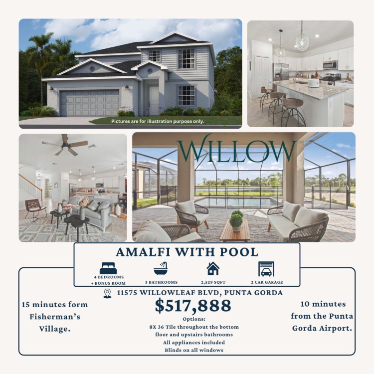 Willow Punta Gorda New Homes For Sale