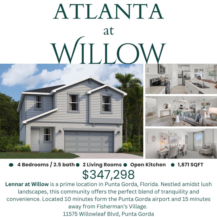 Willow Punta Gorda New Homes For Sale