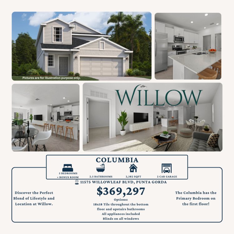 Willow Punta Gorda New Homes For Sale