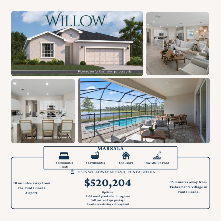 Willow Punta Gorda New Homes For Sale