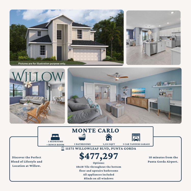 Willow Punta Gorda New Homes For Sale