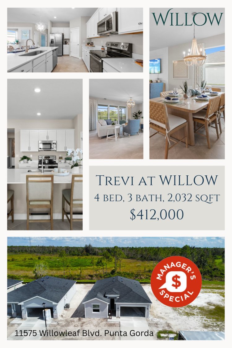 Willow Punta Gorda New Homes For Sale