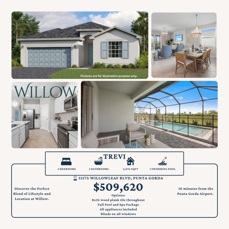 Willow Punta Gorda New Homes For Sale