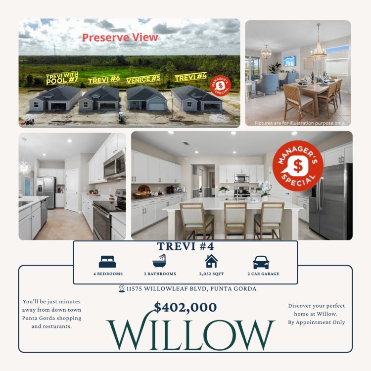 Willow Punta Gorda New Homes For Sale