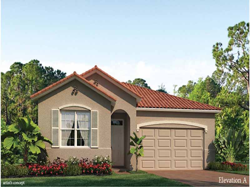 Clifton floor plan at Entrada, Cape Coral, Florida