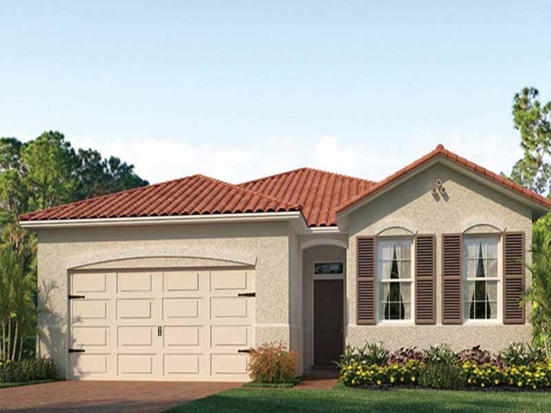 Delray floor plan at Entrada, Cape Coral, Florida