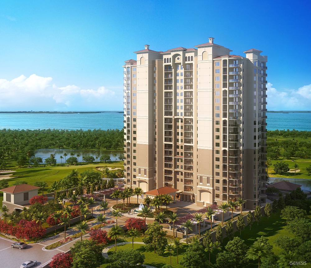 Residence 4 End Unit floor plan at Altaira at The Colony